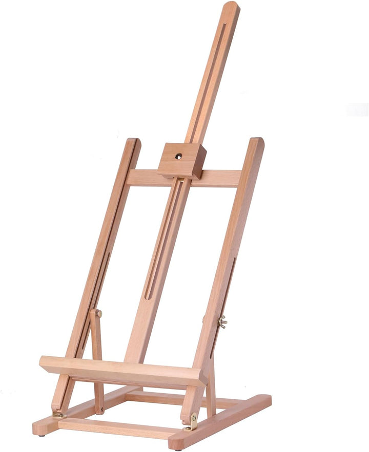 Staffelei Grosse Tischstaffelei Malstaffelei aus Buche für Leinwand bis 62 cm hoch