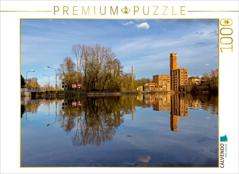 CALVENDO Puzzle Halle an der Saale 1000 Teile Lege-Grösse 64 x 48 cm Foto-Puzzle Bild von wkbilder,