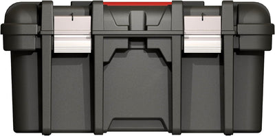 KETER - 40,6 cm Jumbo-Werkzeugkoffer, 42 x 32,8 x 20,5 cm, schwarz 16 pulgadas, 16 pulgadas