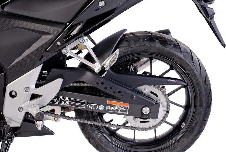 Hinterradabdeckung Puig Honda CB 500 F/X / CBR 500 R 2013-2016 schwarz matt Mattschwarz, Mattschwarz