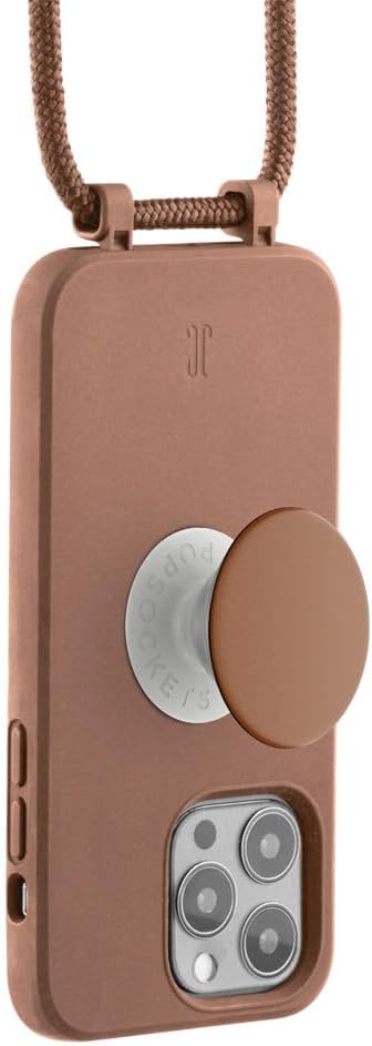 PopSockets x Just Elegance iPhone Hülle - Necklace Case - Handyhülle kompatibel mit iPhone 14 Pro Ma