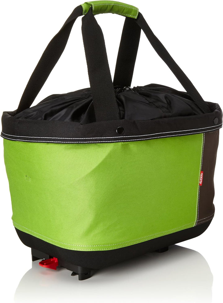 KlickFix Alingo Gt für Racktime Fahrradkorb 41 x 29 x 24 cm Grün-Braun, 41 x 29 x 24 cm Grün-Braun