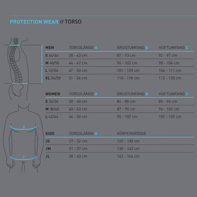 EVOC PROTECTOR VEST Protektorweste Schutzkleidung für Action Sportarten (MEN & WOMEN - Versionen, LI