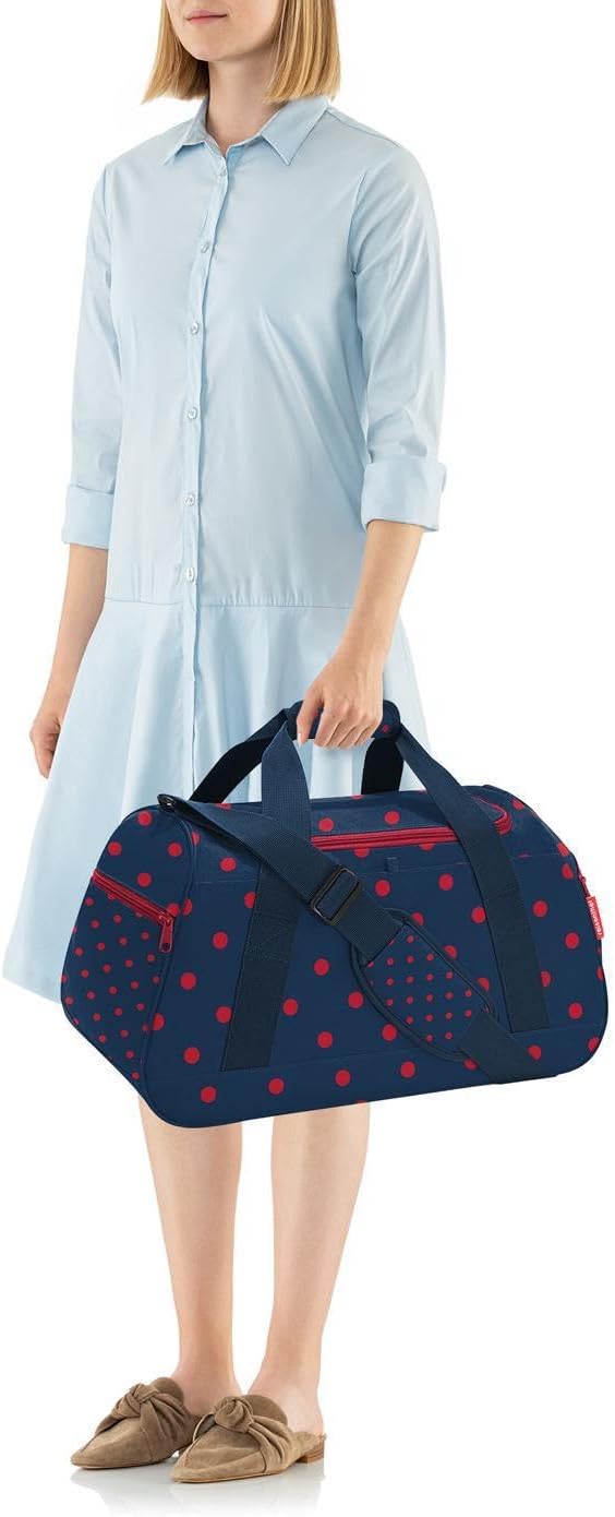 reisenthel activitybag Mixed dots red - dynamische und Moderne Sport-/Reisetasche, wasserabweisendes