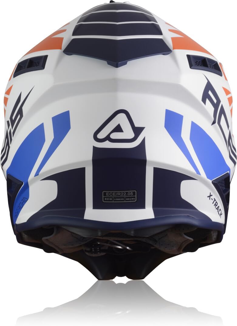 Acerbis CASCO X-TRACK VTR ARANCIO/BLU S S ARANCIO/BLU, S ARANCIO/BLU