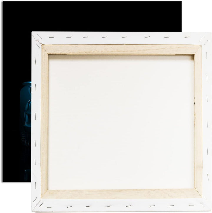 deyoli Dark Bronzefarbener Sportwagen Format: 60x60 Effekt: Monocrome Blau als Leinwandbild, Motiv f