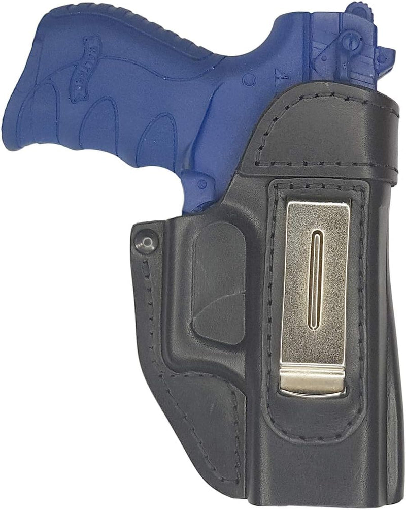 VlaMiTex IWB 2 Leder Holster für Walther P22 P22Q / PK380 / Ruger SR 22 Verdeckte/Versteckte Tragewe