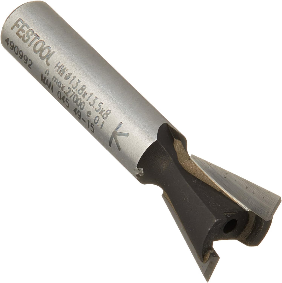 Festool Grat-/Zinkenfräser HW S8 D13,8/13,5/15°, HW S8 D13,8/13,5/15°