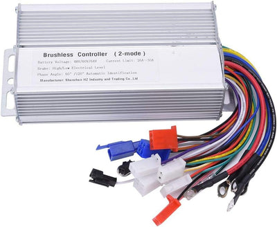 48V 60V 64V 1000W-1500W Elektroroller-Controller, 12-Röhren-Elektroradfahrer mit bürstenloser Geschw