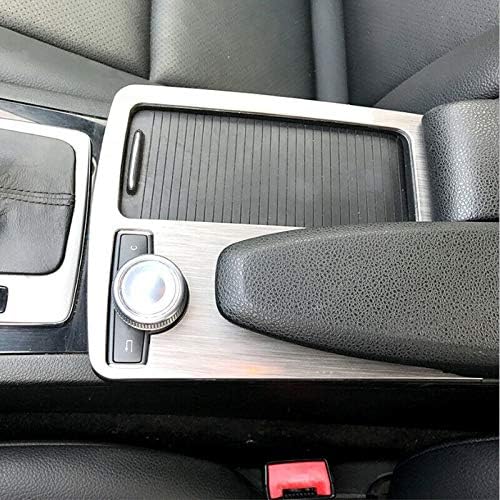 Riloer Auto Mittelkonsole Getränkehalter Rahmen Zierleiste, Mittellenker Box Cup Holder Panel Zierle