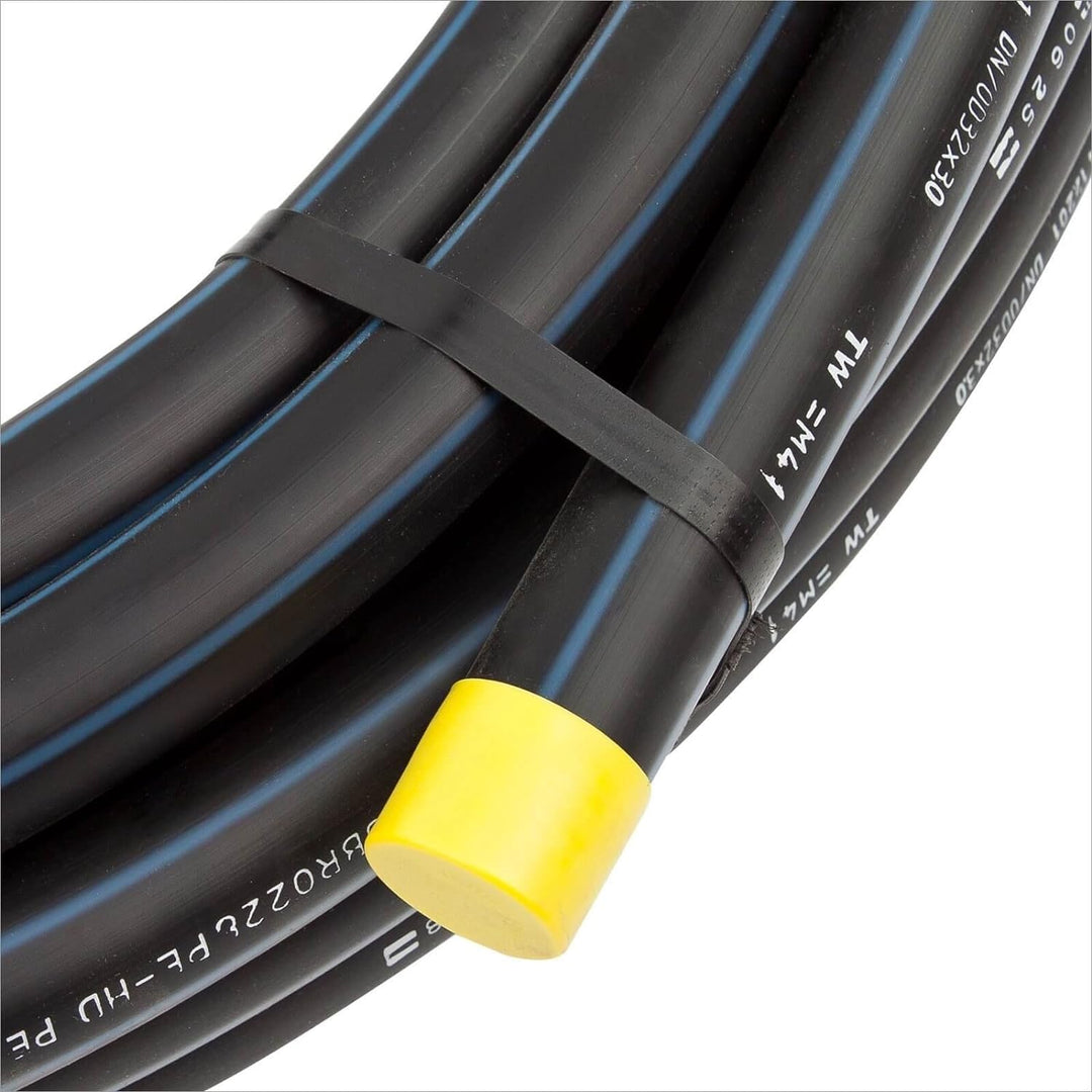 Stabilo-Sanitaer 25 m PE 100 HD Rohr 3/4 Zoll 25 x 2,3 mm PN16 flexible HDPE/Wasserleitung/Trinkwass