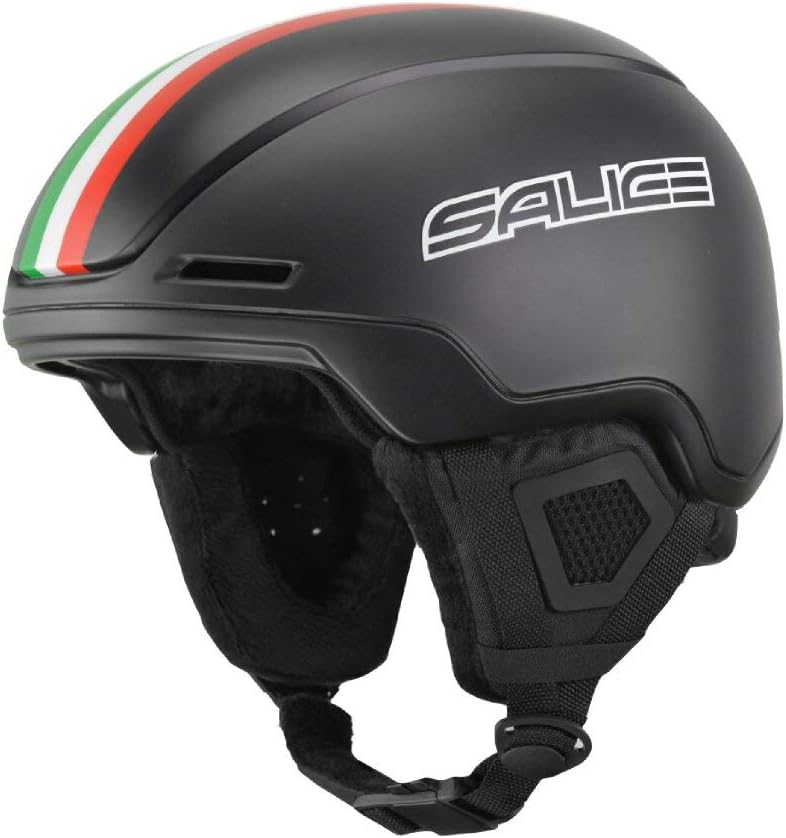 SALICE Skihelm mit Rolle TG. 56-61 Schwarz Italia Unisex Erwachsene