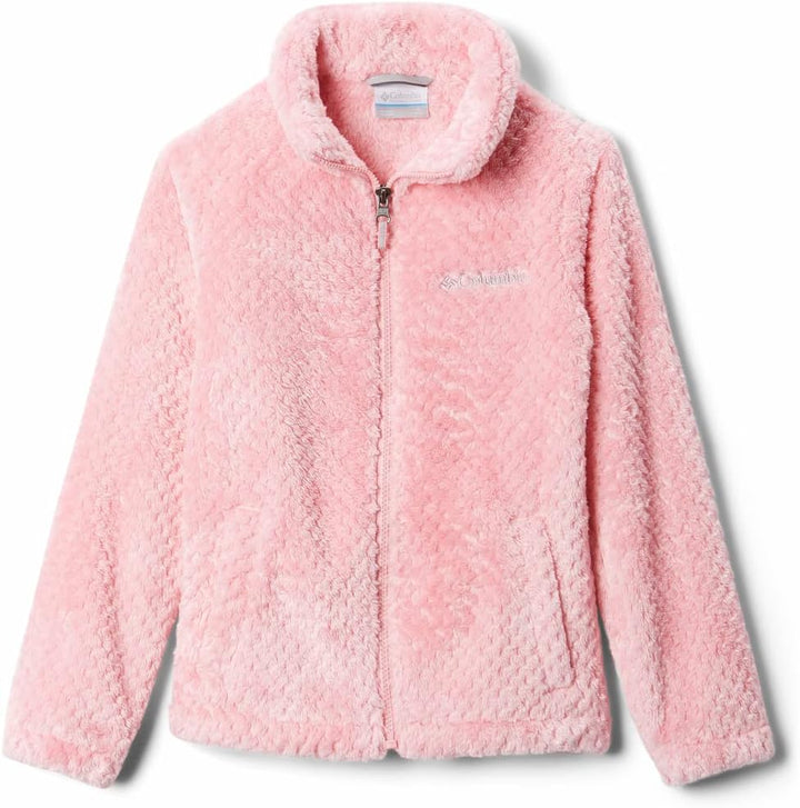 Columbia Fire Side Sherpa Full Zip Mädchen-Fleecejacke Pink Orchid L, Pink Orchid L