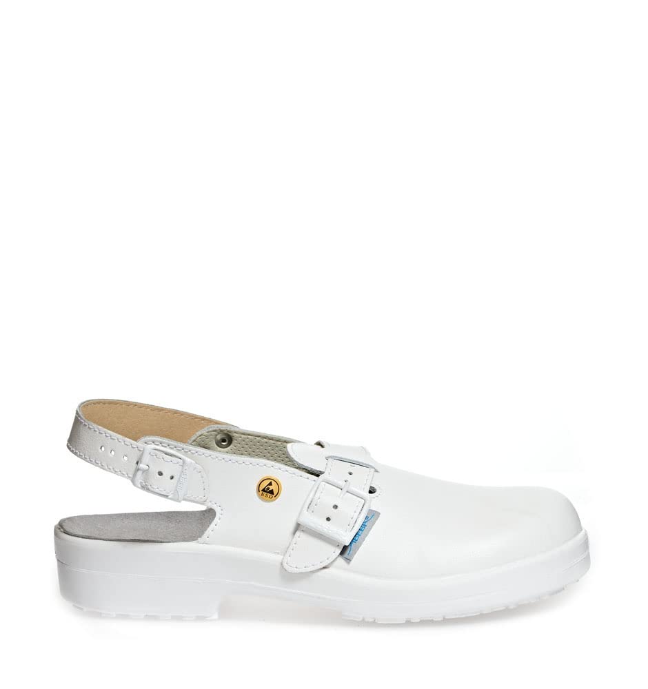 ABEBA 31000-45 ESD - Sicherheitsschuh Classic - Arbeitsclog - Genarbtes Leder - Klimaklasse 1 - mit