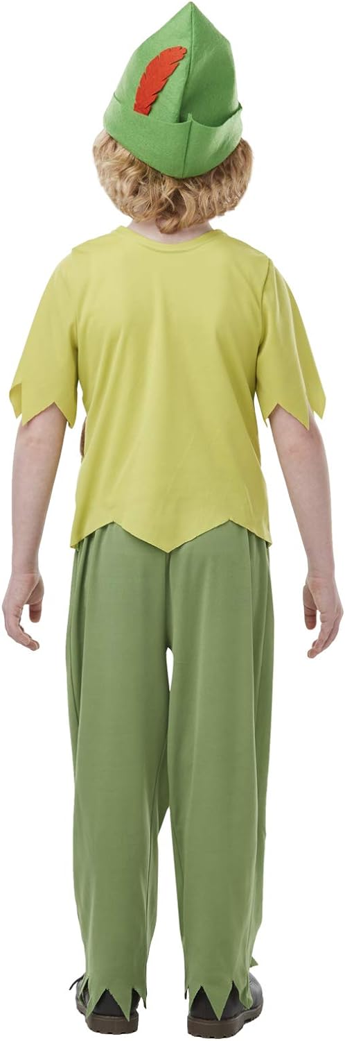 Rubie's Offizielles Disney-Kinderkostüm Peter Pan, Grösse M, 5-6 Jahre, Körpergrösse 116 cm