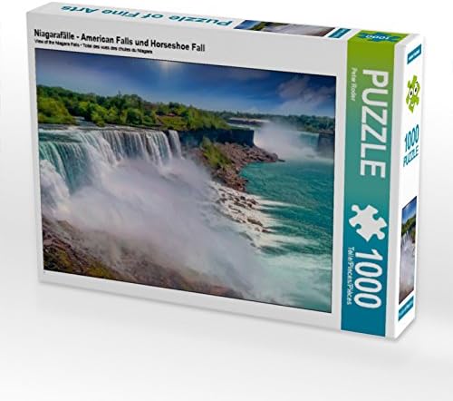 CALVENDO Puzzle Niagarafälle - American Falls und Horseshoe Fall 1000 Teile Lege-Grösse 64 x 48 cm F