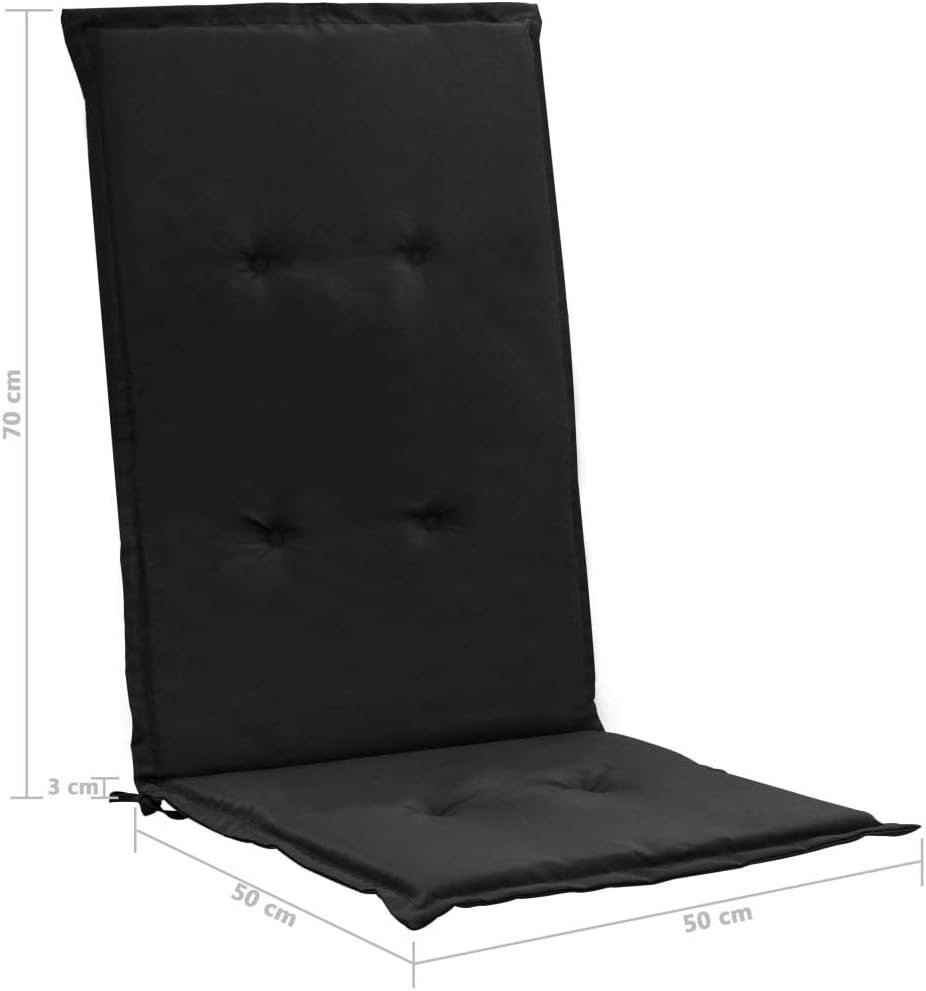Tidyard Gartenstuhl Auflage für Hochlehner Kissen Sitzkissen Stuhlkissen Polster Stuhlauflage Sitzau