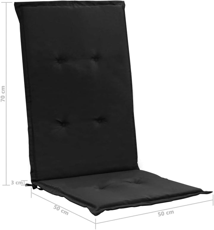 Tidyard Gartenstuhl Auflage für Hochlehner Kissen Sitzkissen Stuhlkissen Polster Stuhlauflage Sitzau