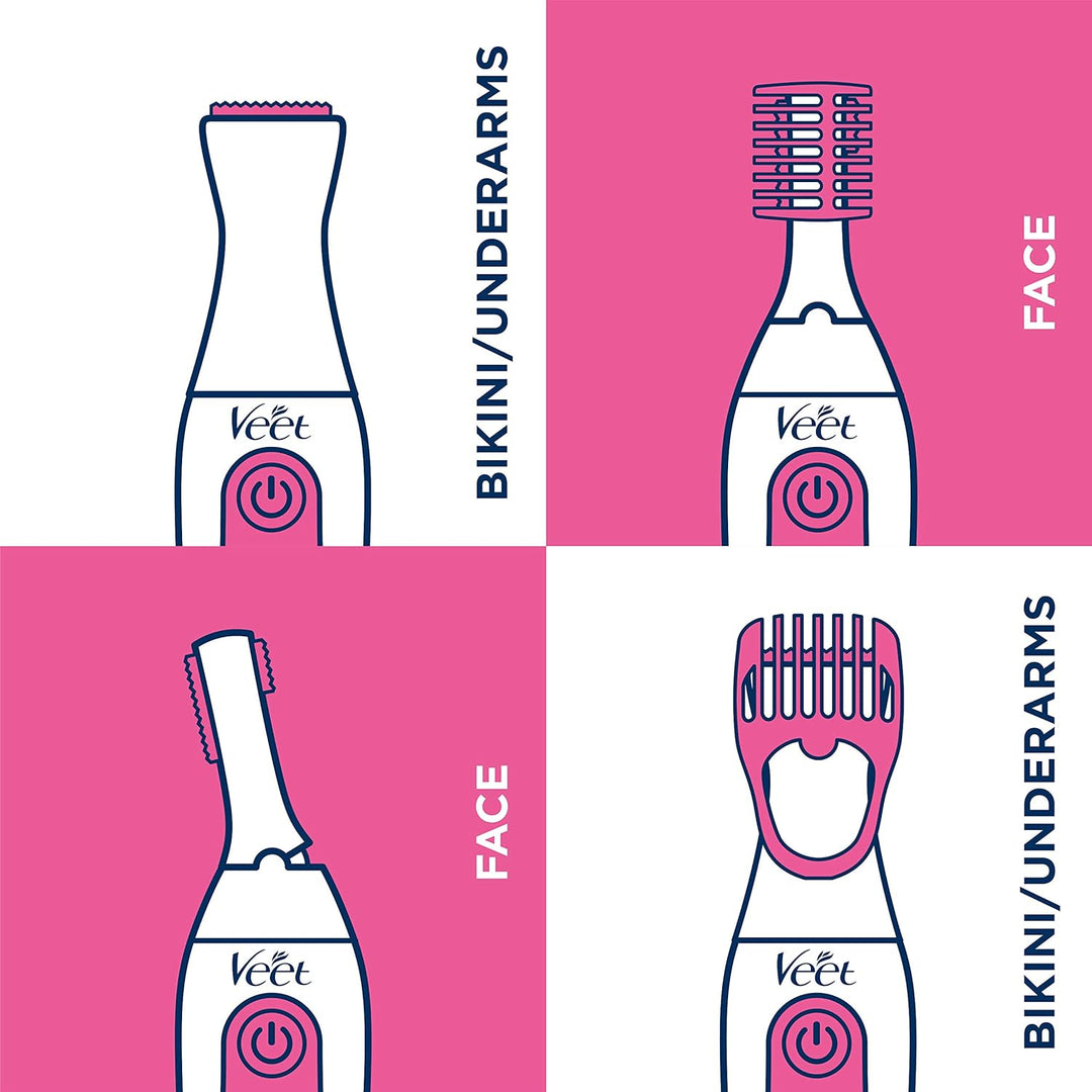 Veet Präzisions-Trimmer Beauty Styler, für Damen, für empfindliche Haut
