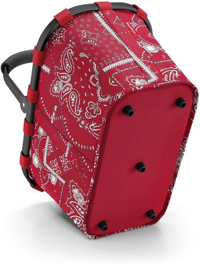 reisenthel carrybag frame bandana red Stabiler Einkaufskorb mit viel Stauraum und praktischer Innent