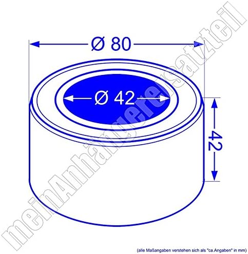 meinAnhängerersatzteil Original ALKO Kompaktlager Radlager f. Radbremse 2361 42/80x42mm 42x80x42mm 4