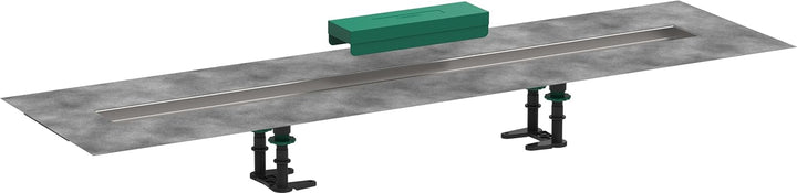 hansgrohe Installationsset 1000mm RainDrain für hansgrohe Duschrinnen Fertigsets (RainDrain Rock und