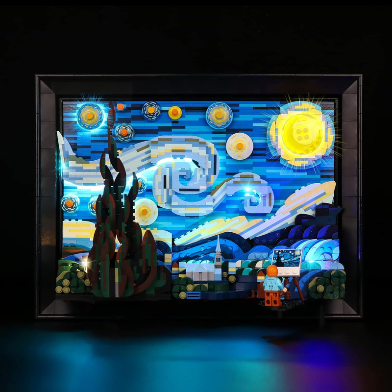 cooldac Led Licht Kit für Lego 21333 Ideas Vincent Van Gogh Sternennacht, Led Licht Set Kompatibel m