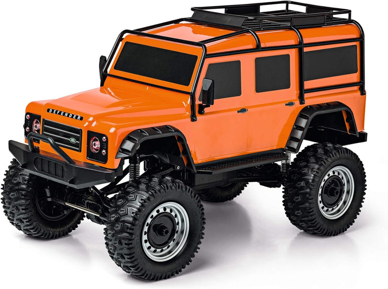 Carson – Land Rover Defender 1:8 – RC-Geländewagen, bis zu 20 km/h schnell, 100% RTR, ferngesteuert,