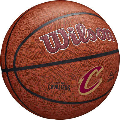 Wilson Basketball, NBA Team Alliance, Cleveland Cavaliers, Outdoor und Indoor, PureFeel Cover, Gröss