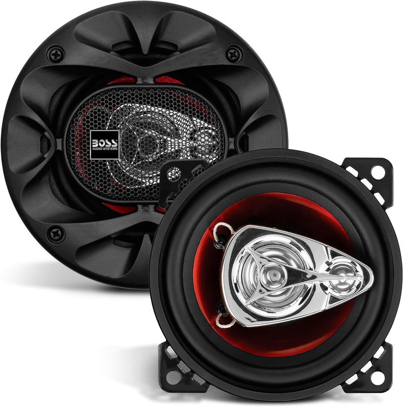 BOSS Audio CH4230 Chaos Extreme 4 Serie 3 Wege Lautsprecher 4 Rot, 4 Rot