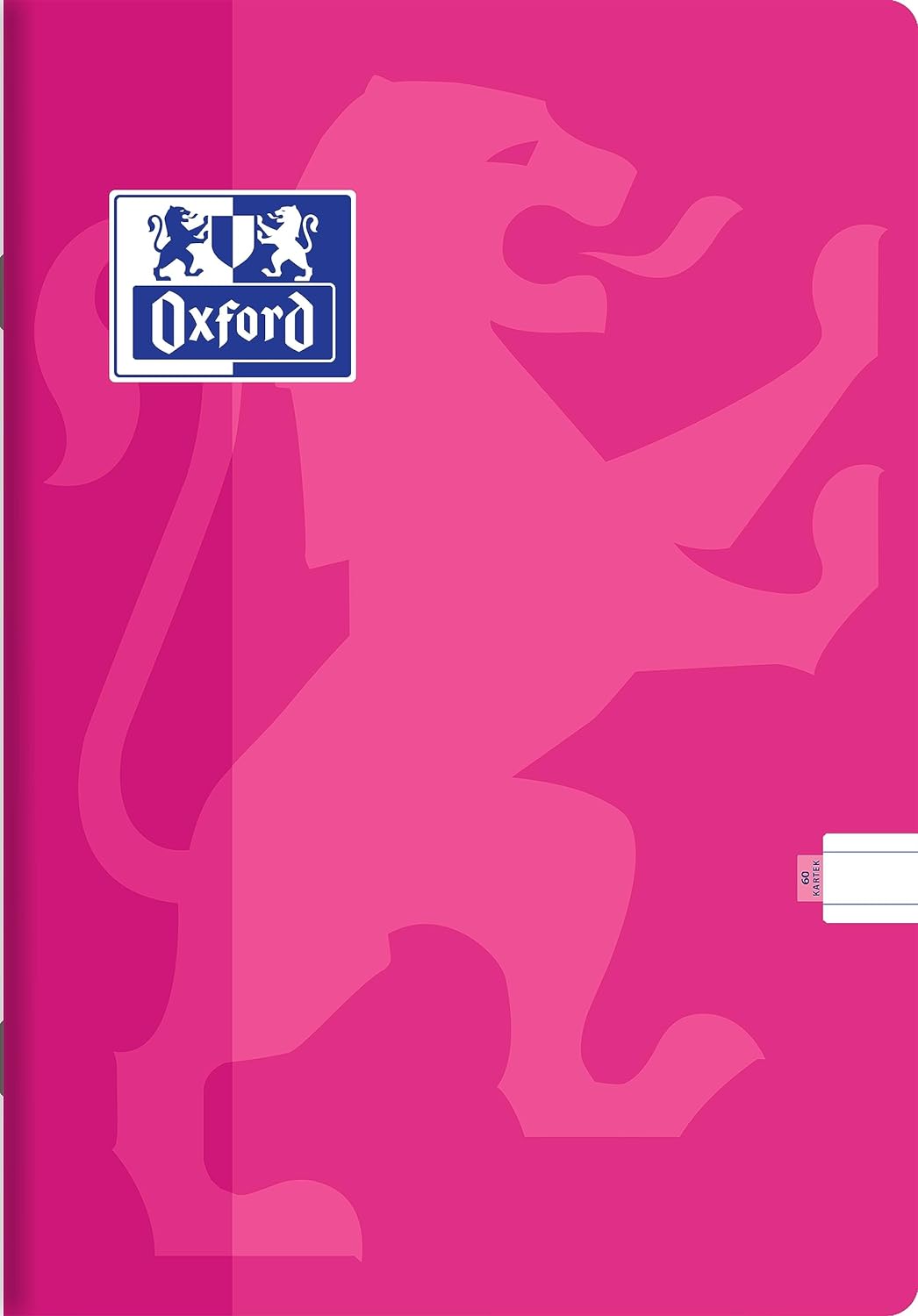 Oxford Touch Schulheft A4, 60 Blätter, liniert, 5 Stück-Packung Farbenmix