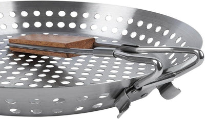 Vilde Grillpfanne Grill Pfanne aus Edelstahl 30 cm