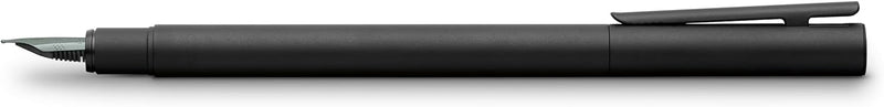 Faber-Castell 342301 - Füller Neo Slim Metall, Federbreite F, schwarz Federbreite F schwarz, Federbr