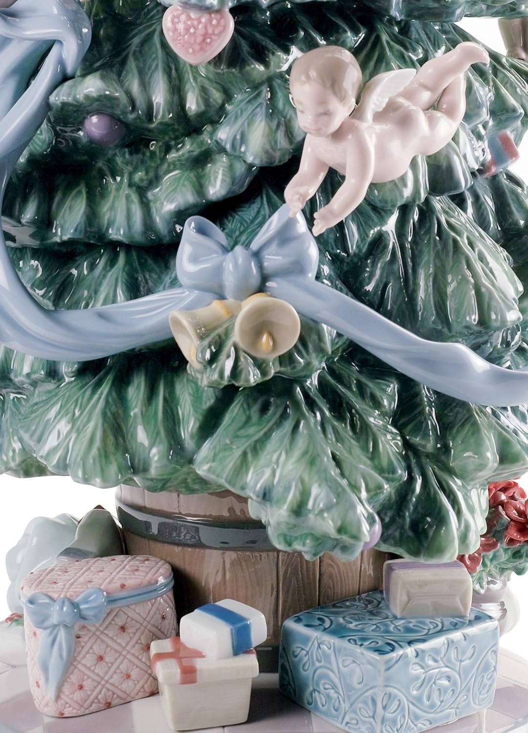 LLADRÓ Figur Grosser Weihnachtsbaum. Limitierte Auflage. Weihnachtsbaum. Porzellan.