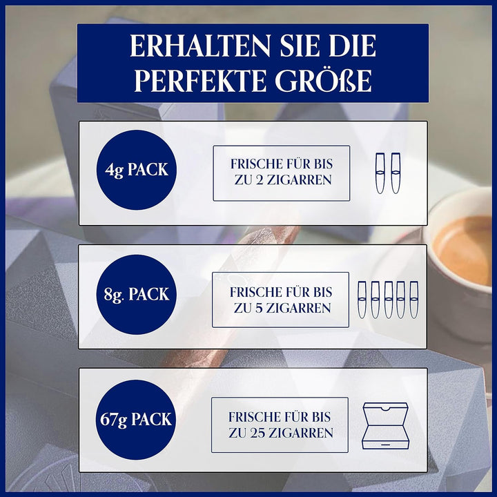 Colibri Fresh Feuchteausgleich-Pads - 12er Pack à 4g zur Lagerung von Zigarren, Musikblättern & mehr