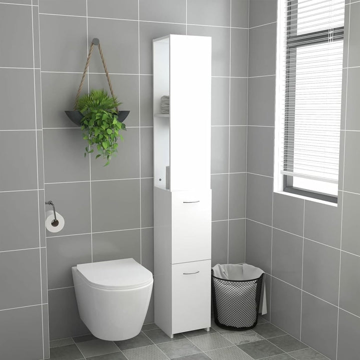 Tidyard Badezimmerschrank Waschküche Regal Badezimmer Schrank Badschrank Badmöbel Hochschrank Holzwe
