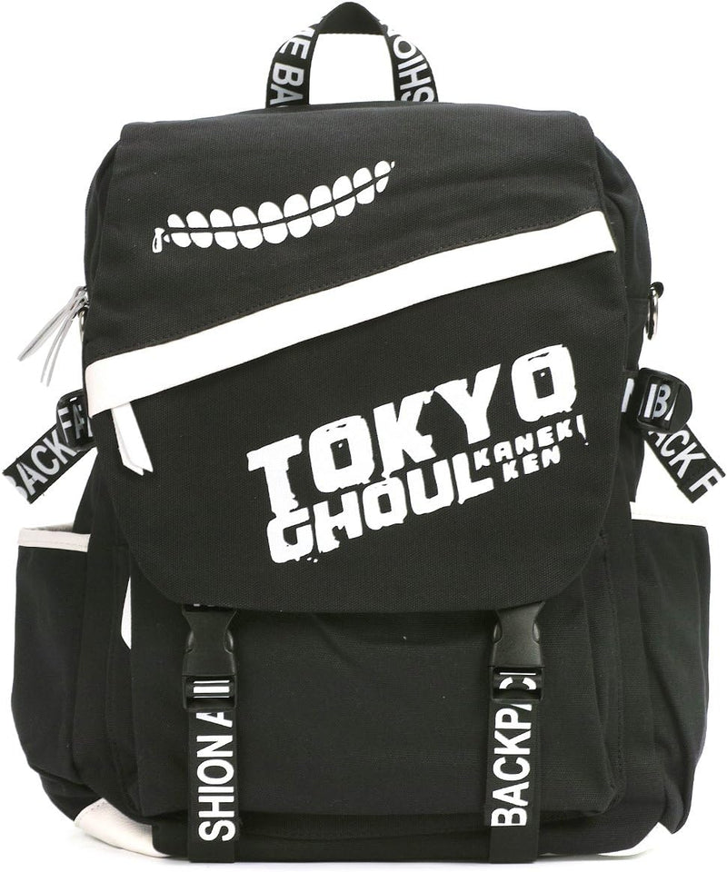 CoolChange grosser Ken Kaneki Rucksack, Schwarzer Leinenrucksack für Tokyo Ghoul Fans