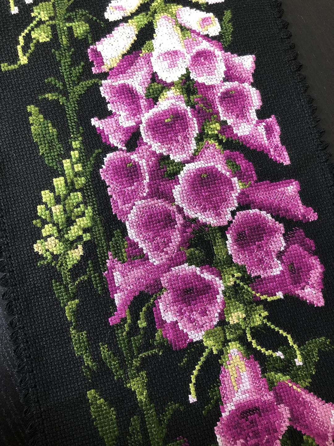 Riolis Foxgloves Cross Stitch Kit, Baumwolle, Multi-Color, 19 X 90 X 0,1 cm