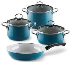 Riess, 0519-010, Starter-Set 4-teilig, NOUVELLE - AQUAMARIN EXTRA STARK, bestehend aus: Fleischtopf