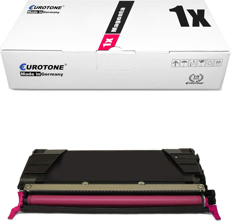 Eurotone Toner Cartridge XXL Magenta für Lexmark Optra C520 C522 C524 + C530 C532 C534 - Alternative