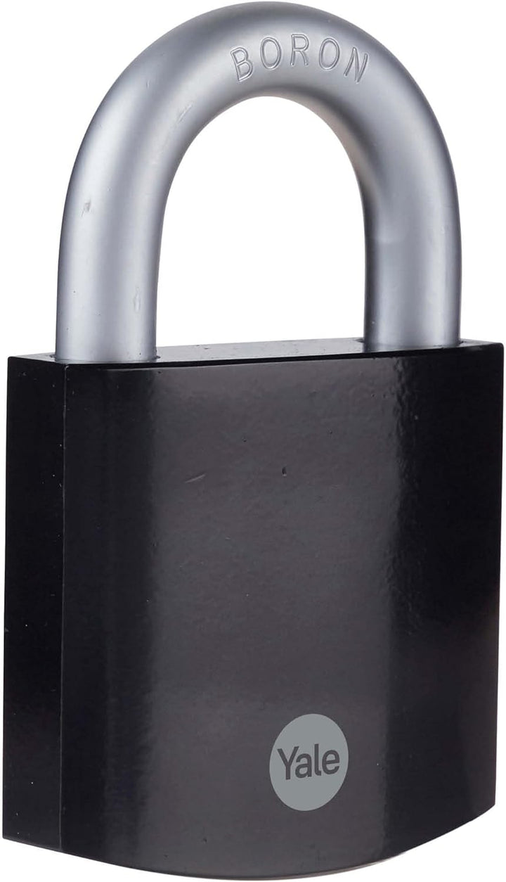 Yale - Y300B/63/127/1 Maximale Sicherheit 62mm gehärteter Stahlhülle - Schwarz - offener Bügel aus B