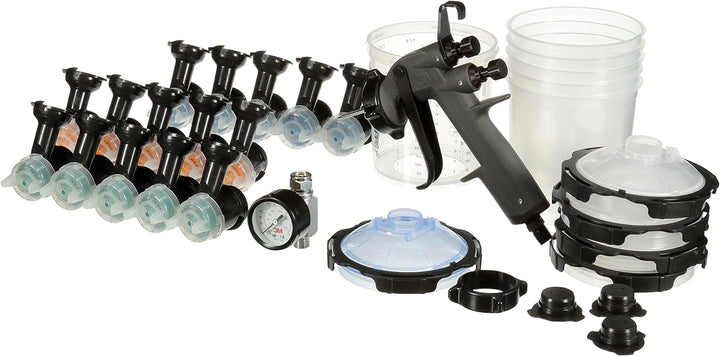 3M Lackier-Starter-Paket - 3M Performance Spray Gun 26778, inkl. PPS 2.0 Lackverarbeitungssystem, 15
