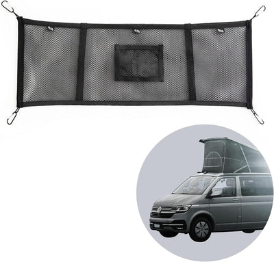 040Parts Gepäck-Netz Kombi-Aufbewahrungs-Netz für Aufstelldach und Innenraum kompatibel mit VW T5 T6