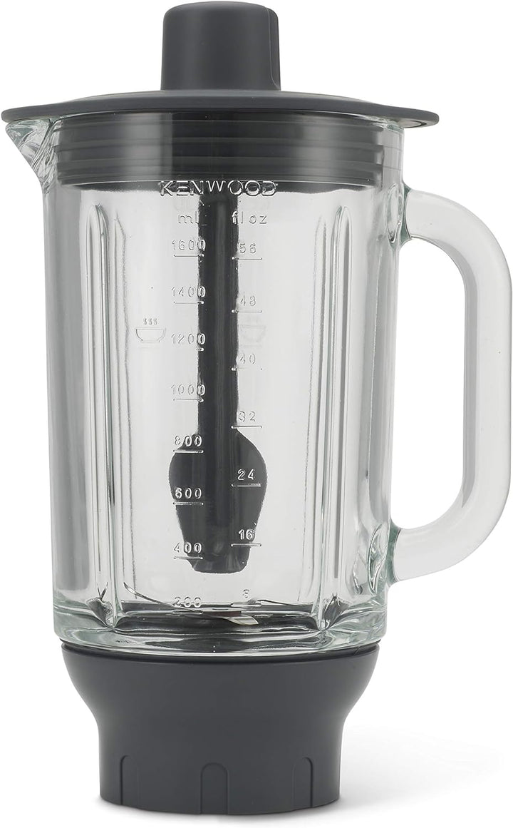 Kenwood KAH358GL Glas-Mixaufsatz (crushen, mixen, heisse Suppen, Küchenmaschinen-Zubehör, Geeignet f