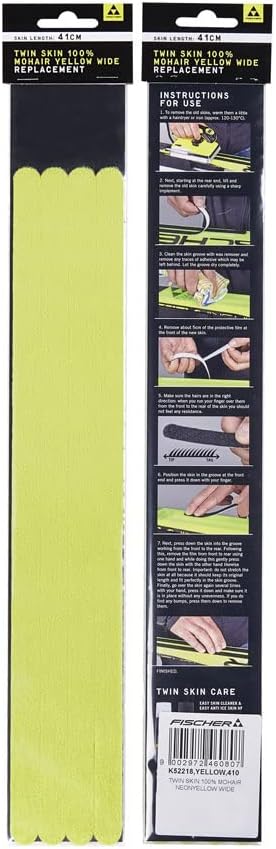 Fischer Twin Skin 100% Mohair Neonyellow WI Yellow