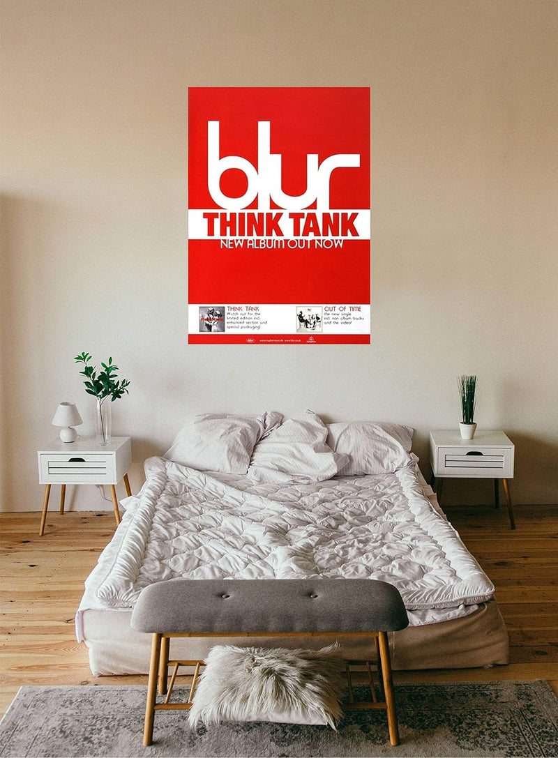 Blur - Think Tank, 2003 » Konzertplakat/Premium Poster | Live Konzert Veranstaltung | DIN A1 «