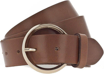 Vanzetti 35mm Full Leather Belt W85 Cognac