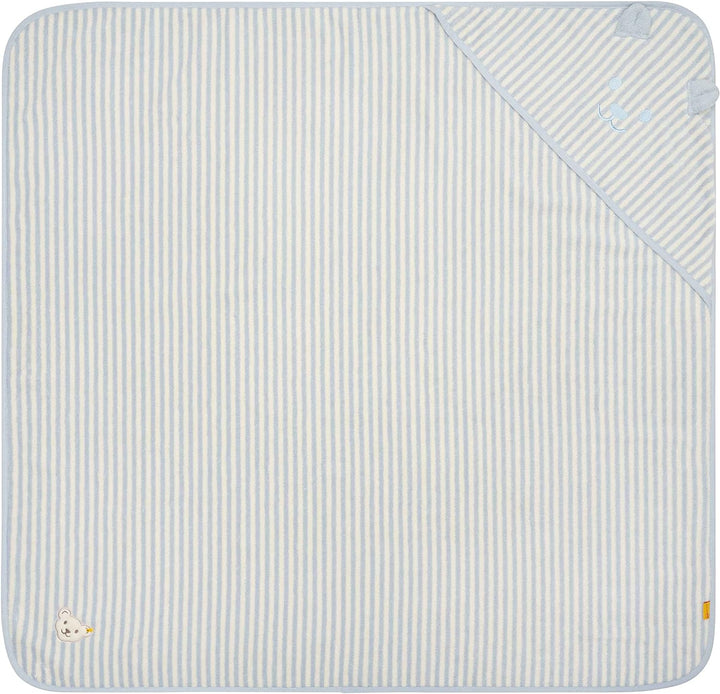 Steiff Unisex Kids Mini Basic Badetuch Mit Kapuze, Celestial Blue