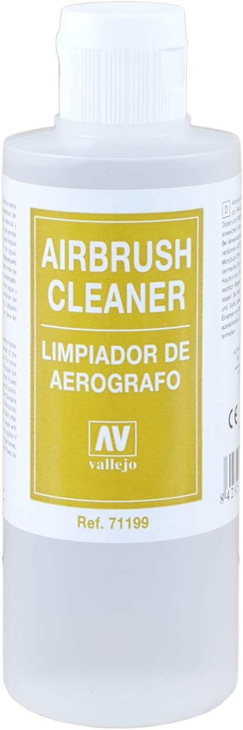 Agora-Tec® AT- Airbrush-CLEAN-Reinigungs Zubehör-Set bestehend aus Cleaning Pot, 5 Reinigungsbürsten