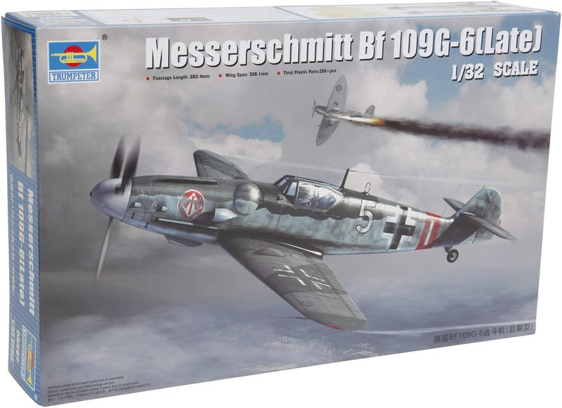 Trumpeter 02297 - Modellbausatz Messerschmitt Bf 109G-6 (Late)